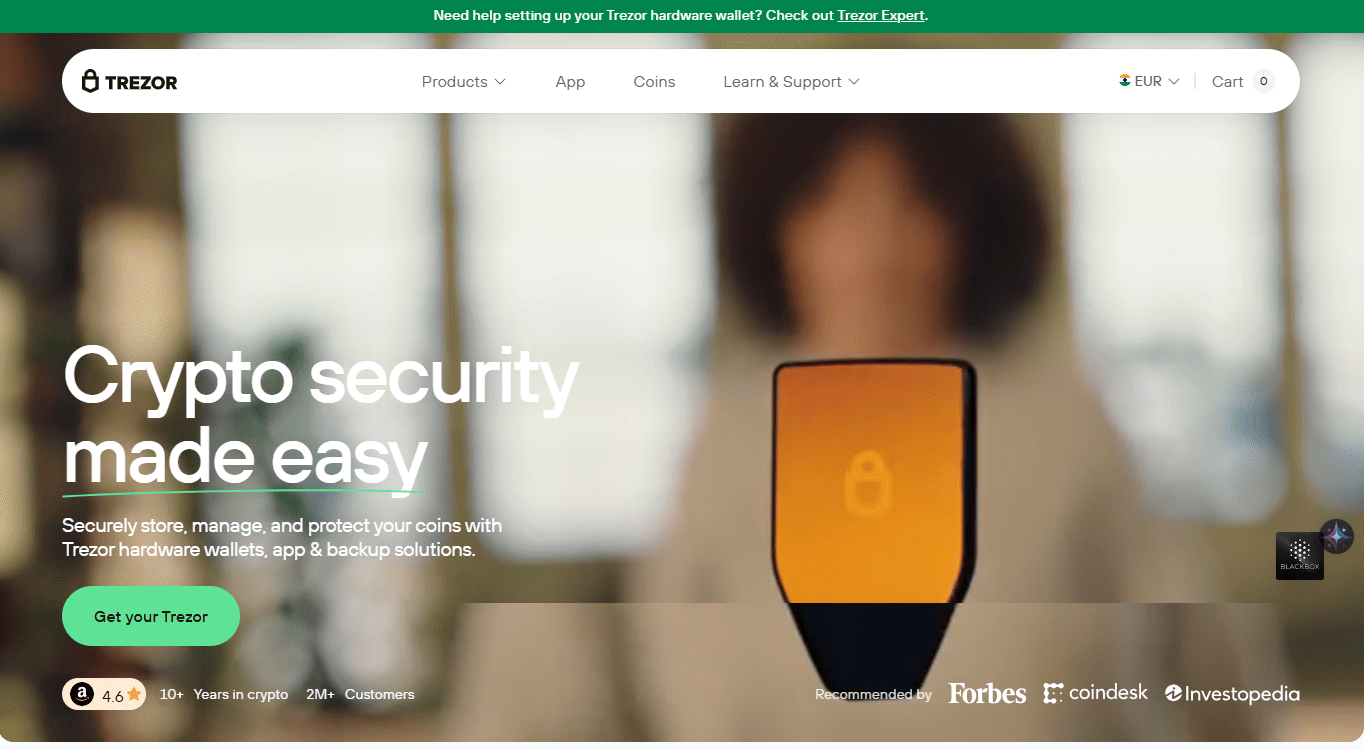 Trezor.io/start